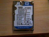 HDD, Western Digital (WD) Scorpio Blue, 160 GB, second-hand, stare foarte buna, 100-199 GB, 5400, SATA 3