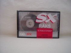 Vand caseta audio sigilata Raks SX-60,originala,raritate! foto