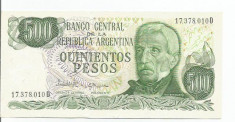 LL bancnota Argentina 500 pesos XF foto