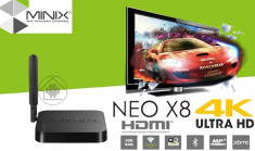 MINIX NEO X8 Amlogic S802 Quad Core 2.0Ghz Android TV BOX 2G/8G Dual Band WIFI 2.4G/5.8G Bluetooth 4.0 XBMC foto