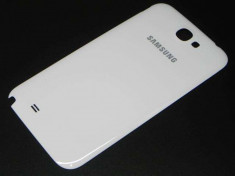 Capac Samsung N7100 Galaxy Note II / Note 2 alb original / carcasa baterie foto