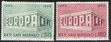 SAN MARINO 1969 - EUROPA CEPT, serie nestampilata, DB29, Nestampilat