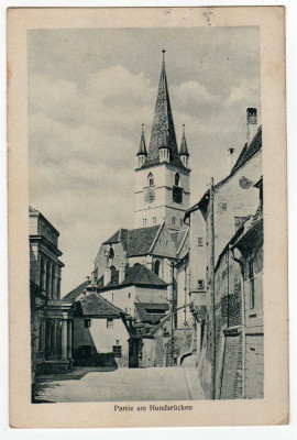 SIBIU-HERMANNSTADT-NAGYSZEBEN ,BISERICA EVANGELICA ,NR37/1916 foto