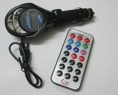 Car Kit MP3 Modulator Player FM Transmitter SD/MMC/USB Modulator fm MP3 AUTO mod fm Car MP3 player cu modulator FM Emitator radio auto KIT FM foto