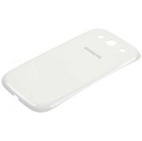 Carcasa capac spate baterie acumulator Samsung I9300 Galaxy S III S3 Alb White Originala Noua Sigilata