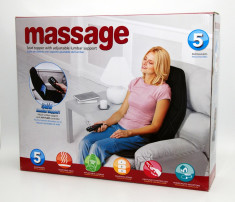 Husa auto, cu masaj si incalzire + 5 programe pentru masaj cu intensitati diferite foto