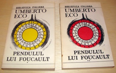 PENDULUL LUI FOUCAULT - Umberto Eco / 2 Volume foto