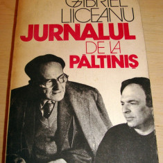 JURNALUL DE LA PALTINIS - Gabriel Liiceanu