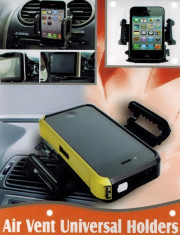 Suport auto pentru telefon cu sistem de prindere in aerisire foto