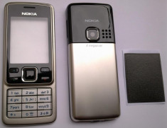 CARCASA NOKIA 6300 SILVER COMPLETA ORIGINALA foto