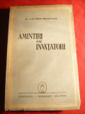Al. Lascarov-Moldovanu - Amintiri cu Invatatori - Prima Ed. 1943, Alta editura