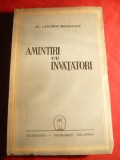 Al. Lascarov-Moldovanu - Amintiri cu Invatatori - Prima Ed. 1943