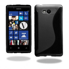 Husa Nokia Lumia 820 TPU S-LINE Black foto