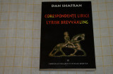 Corespondente lirice (Lyrisk brevvaxling) - Dan Shafran - Editura Fundatiei Culturale Romane - 1997, Alta editura
