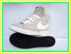 Tenesi gheata NIKE Blazer MID VNTG CANVAS - 555095 003 Vintage ORIGINAL 100% Marime 41 ghete tenisi bascheti NU CHINEZARII foto