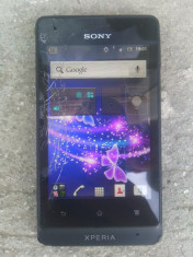 Sony Xperia Go sticla sparta,se poate inlocui foto