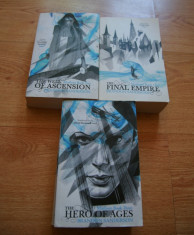 Brandon Sanderson - seria Mistborn ( engleza ) 3 vol. foto