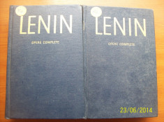 V.I.LENIN,OPERE COMPLETE,VOL17:MARTIE1908-IUNIE1909,VOL 20:NOIEMBRIE 1910-NOIEMBRIE1911,AN 1963 foto