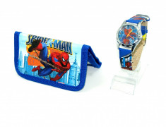 Set ceas de mana si portofel Spiderman foto