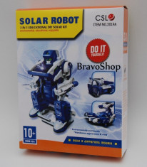 Robotel SOLAR - 2 modele - Functioneaza pe energie solara - Jucarie educationala pentru copii! foto