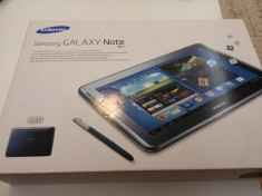 Samsung Galaxy Note 10.1 (3G &amp;amp;amp;amp; WiFi)+ husa Samsung+cutie [model N8000,16GB] foto