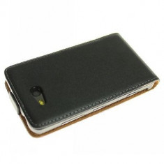 Husa Flip Case Slim Inchidere Magnetica Nokia Lumia 820 Black foto