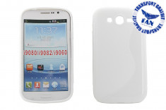 Husa Silicon Samsung Galaxy Grand Neo I9060 Alb (Fan Courier gratuit) foto