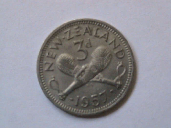 Three pence Noua Zeelanda 1957 Three pence Noua Zeelanda 1957