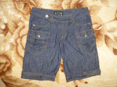 Blugi scurti Lod Jeans, Made in Spain; marime 29: 81 cm talie; impecabili foto