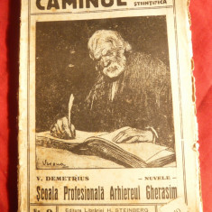 V.Demetrius - Scoala Profesionala ,Arhiereul Gherasim - Nuvele - Prima Ed. 1916