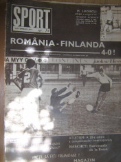 Revista SPORT - nr. 18 septembrie 1971 / Romania-Finlanda 4-0, ASA Tg.Mures, Lucescu, Ion Dumitru, Nunweiler foto