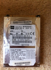 Hard disk laptop IDE(ATA) - Toshiba 80Gb (HDD notebook) foto