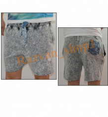 Pantaloni scurti Ralph Lauren - Polo - Gri normal si Gri deschis - S, M, L, XL - Model de vara 2014 cu snur de blug foto
