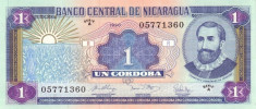 Nicaragua 1 Cordoba 1990 P-173 UNC !!! foto