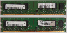 4 GB DDr2 2*2GB 800Mhz kit4 Infineon PC2-6400 DDR2 Quimoda foto