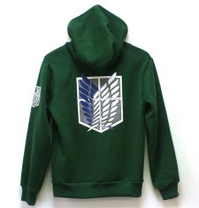 Attack on Titan - Legiunea de Recunoastere Shingeki No Kyojin Hanorac / Jacheta / Bluza foto