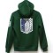 Attack on Titan - Legiunea de Recunoastere Shingeki No Kyojin Hanorac / Jacheta / Bluza