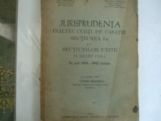 F. Mihailescu S. Popescu Jurisp. inaltei curti de casatie in mat. civila 1934-43 foto