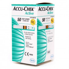 Teste de glicemie Accu-Chek Active - cutie 50 teste foto