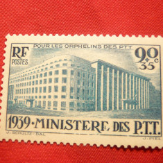 Serie -Pt.orfanii PTT 1939 Franta , 1 val.