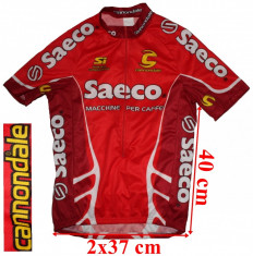 Costum ciclism Cannondale Saeco, unisex, marimea M foto