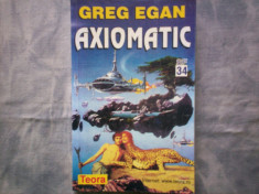 GREG EGAN - AXIOMATIC. C11 553 foto