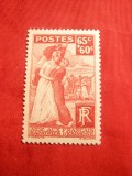 Serie -Comitet de asistenta pt. francezi repatriati ,Franta 1938, 1 val.