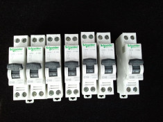 Sigurante automate Schneider Electric - 6 bucati C16A - C16 (iDPN) si 1 bucata C25A - C25 (iDPN) - 70 RON foto