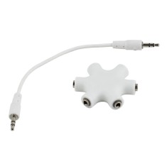 Spliter Audio, Jack 3.5mm Stereo 5 iesiri foto