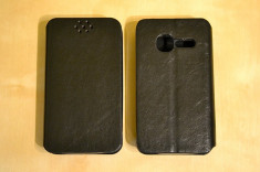 Husa Flip Case Alcatel One Touch T POP OT-4010D Black foto