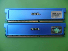 Memorie RAM PC DDR1 512MB (2x256) PC3200 400MHz GEIL foto