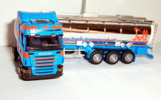 HERPA Scania R420 cisterna Troll transporte 1:87 foto