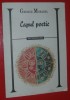 GEORGE MORAREL - CAPUL POETIC (VERSURI, editia princeps - 2004)