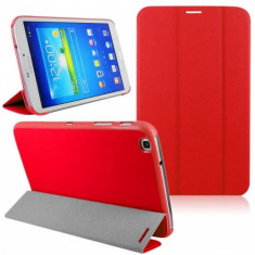 Husa rosie Samsung Galaxy Tab 3 8.0&amp;quot; T310 T311 T315 + folie protectie ecran + expediere gratuita Posta - sell by Phonica foto